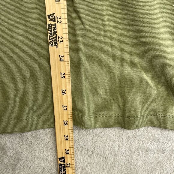 NWOT Banana Republic Men's XL Luxe Touch Performance Tee 100% Cotton Green - Picture 4 of 8